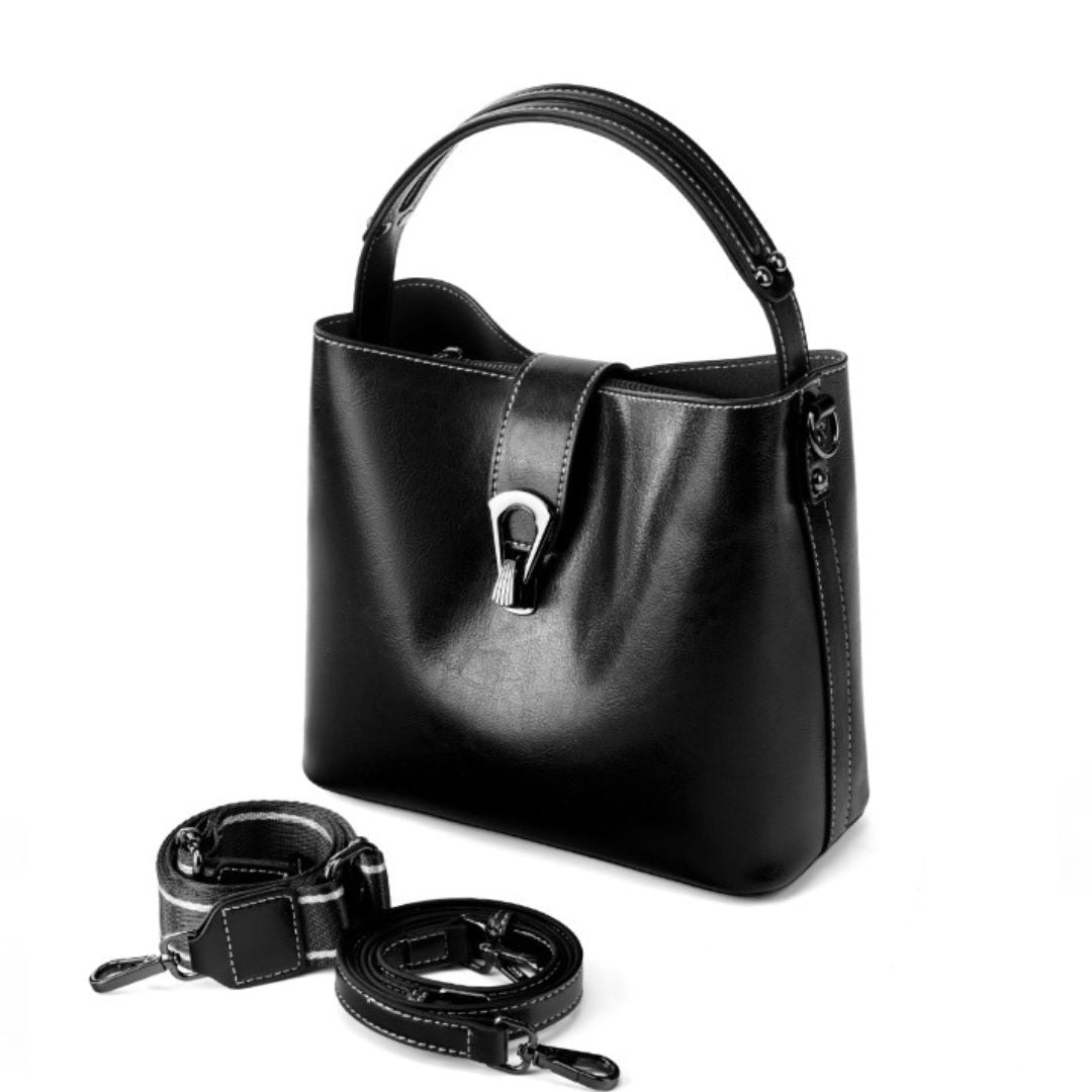 Velanci Waverly Moon Handbag - Timeless Elegance in Genuine Leather