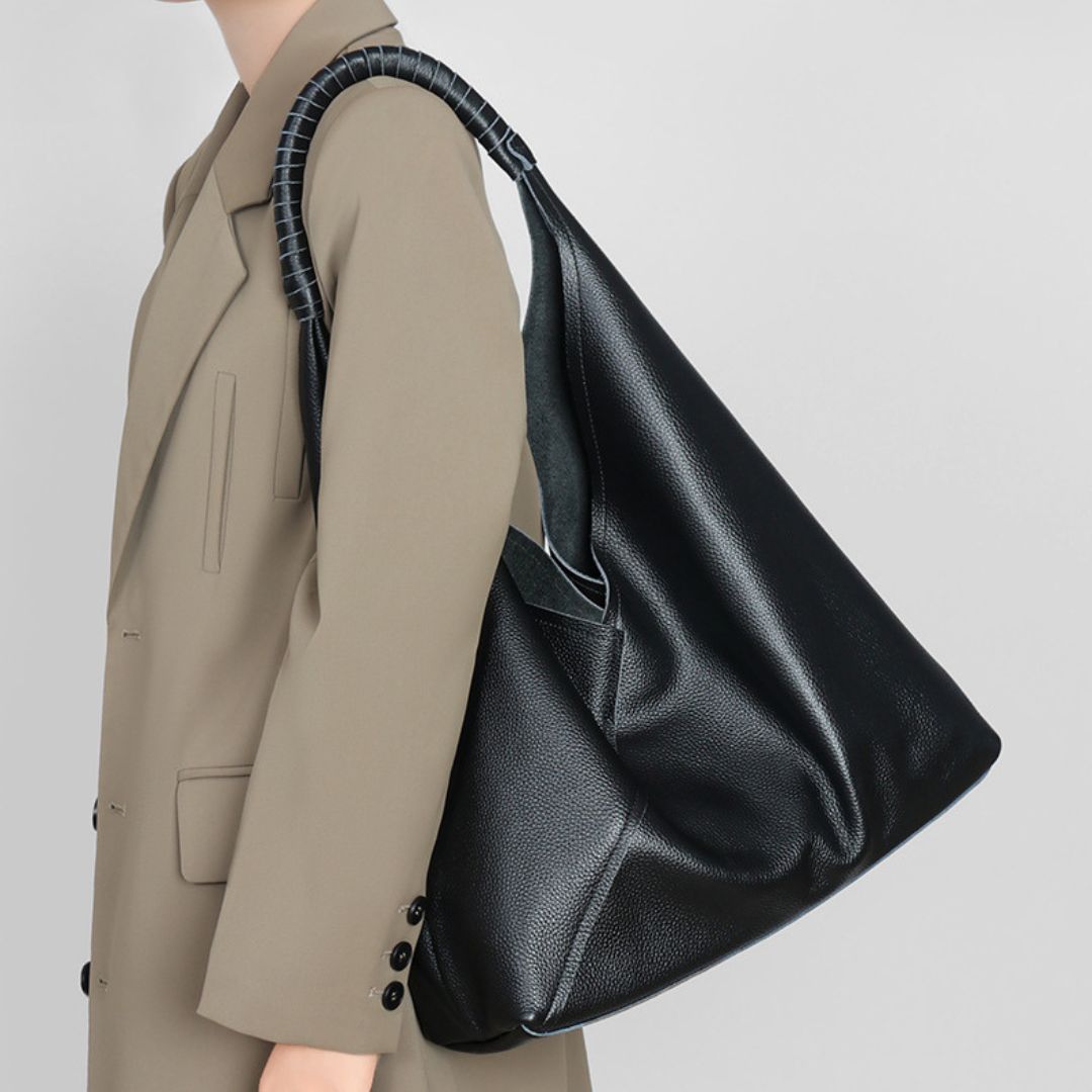 Velanci Noble Silhouette Leather Handbag