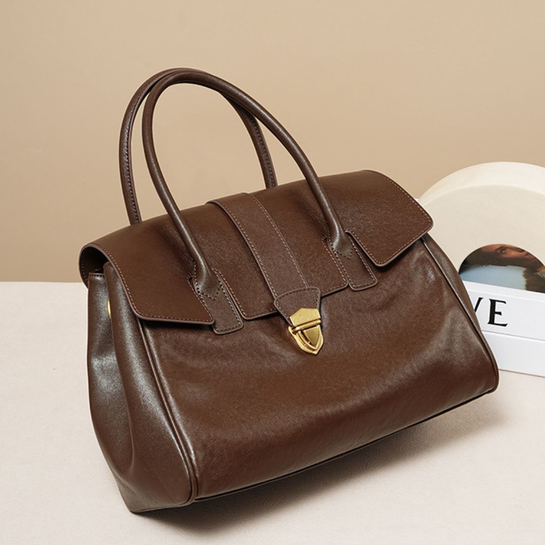 Velanci Dorée Luxe Leather Handbag