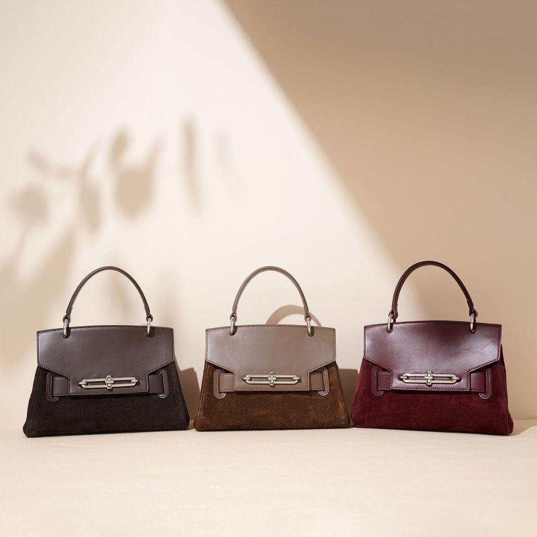 Velanci Evelyn Shade Handbag - Timeless Elegance in Genuine Leather