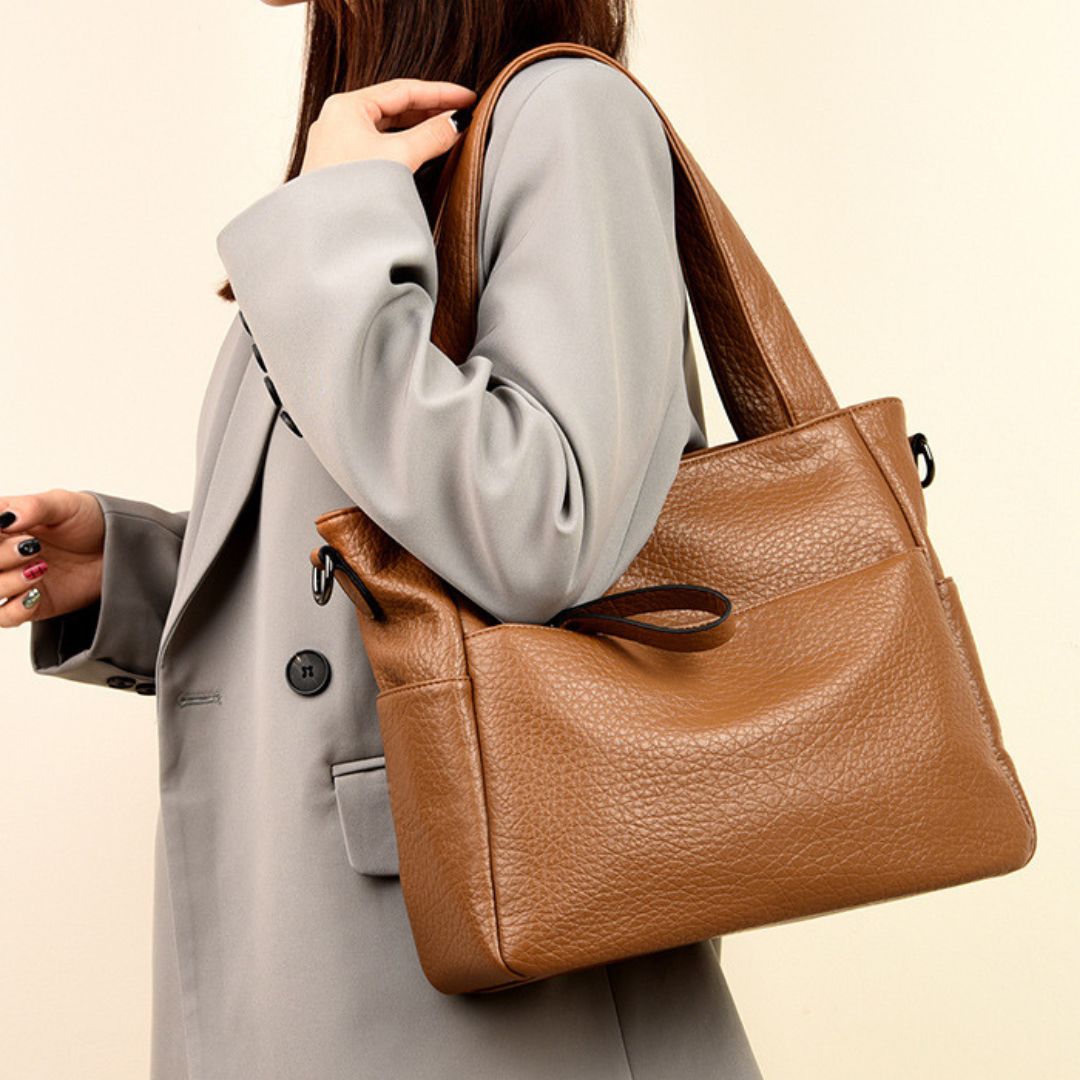 Velanci Cira Leather Handbag: Elegance Redefined