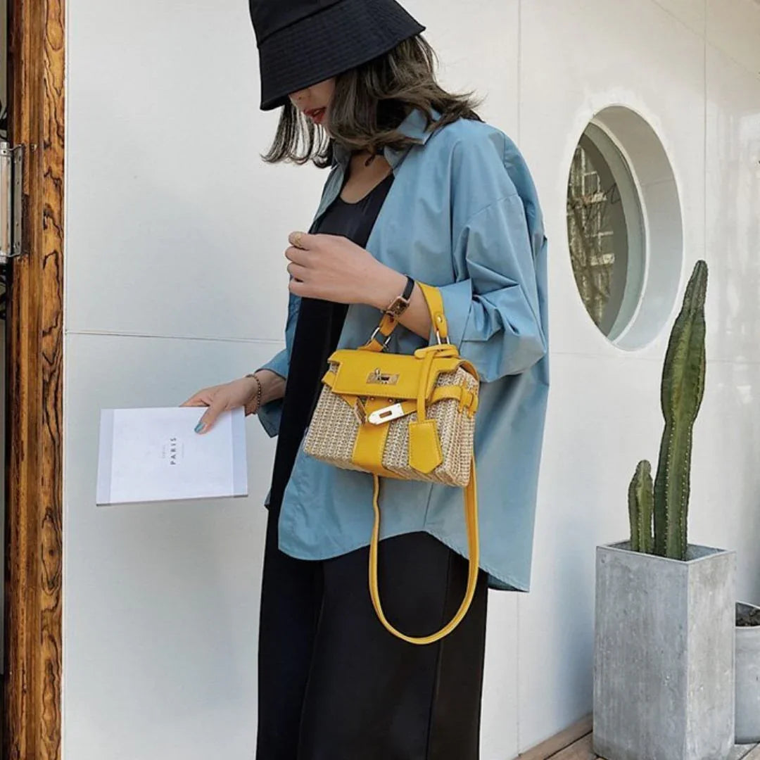 Bellissima Élégante Vegan Leather Handbag Velanci