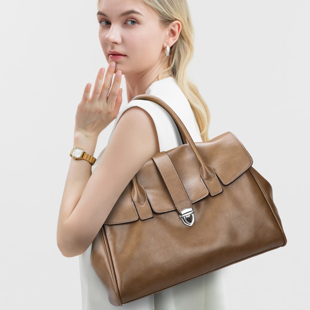 Velanci Massima Leather Handbag - Timeless Elegance