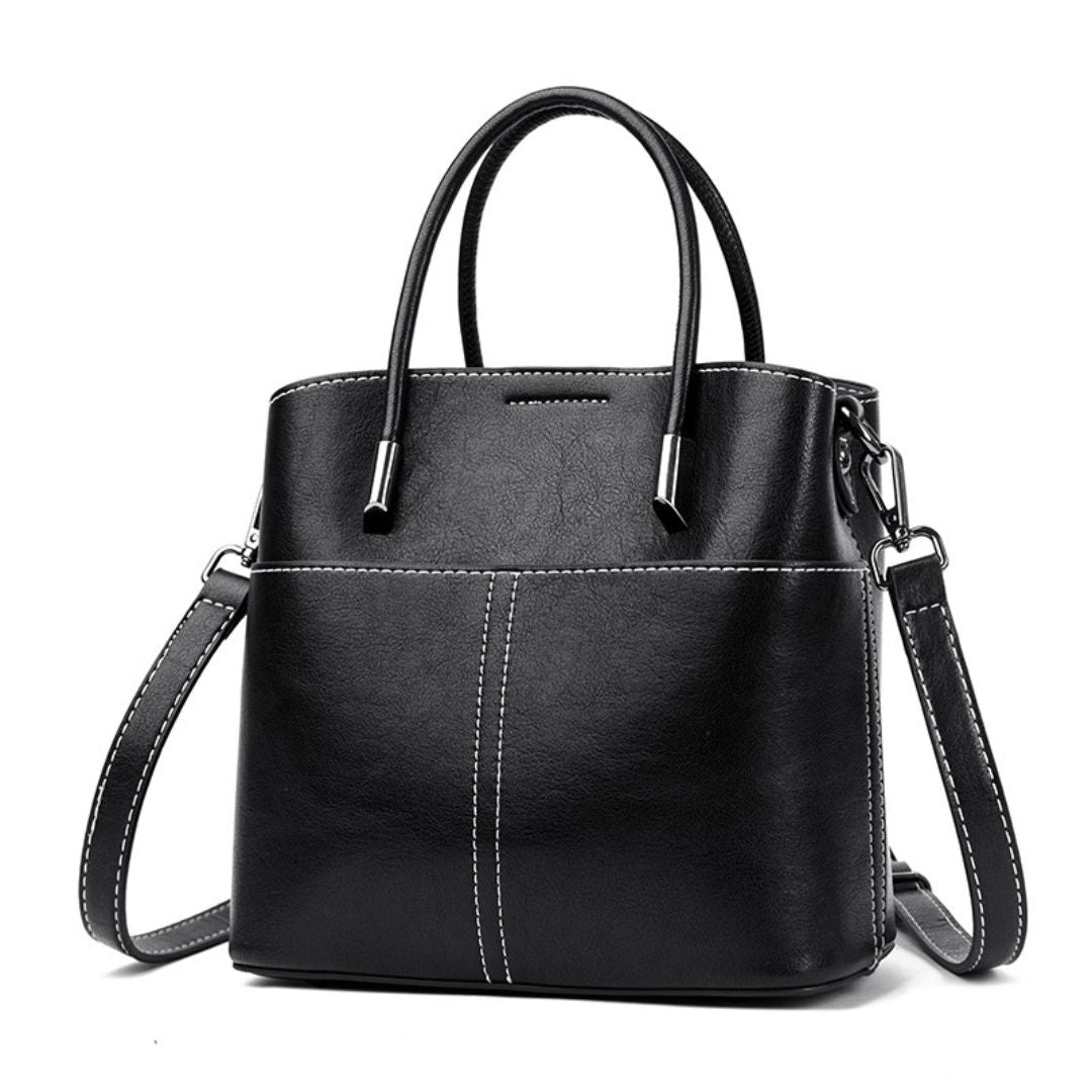 Velanci Franca Leather Handbag - Timeless Elegance