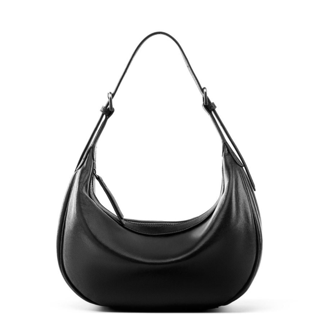 Evening Glow Luxe Leather Handbag