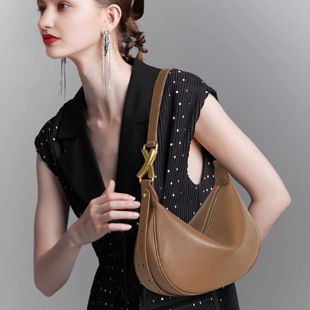 Velanci Rose Reverence Luxurious Leather Handbag