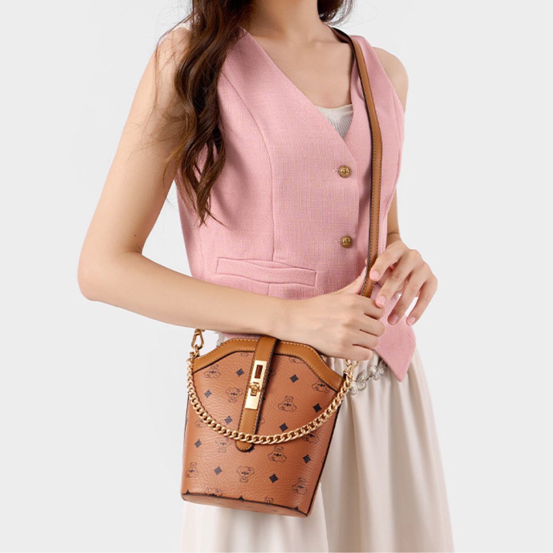 Celeste Monarch Leather Handbag