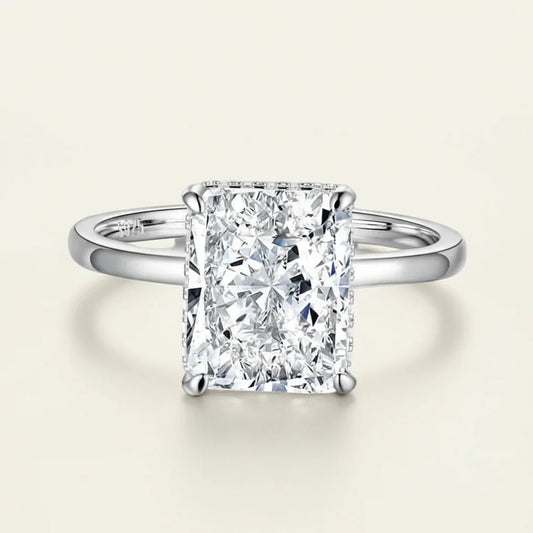 Womens Ring Anello Sereno - Rectangular Center Stone Velanci
