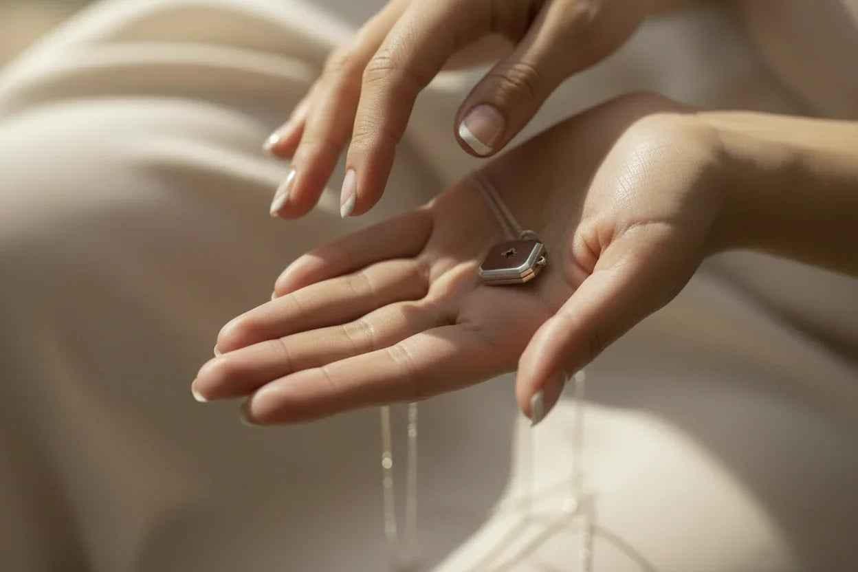 Custom Locket Necklace with Birthstone – Photo Pendant