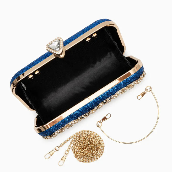 Velanci Leonora Radiant Rhinestone Clutch Bag