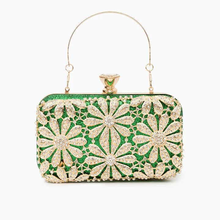 Velanci Leonora Radiant Rhinestone Clutch Bag