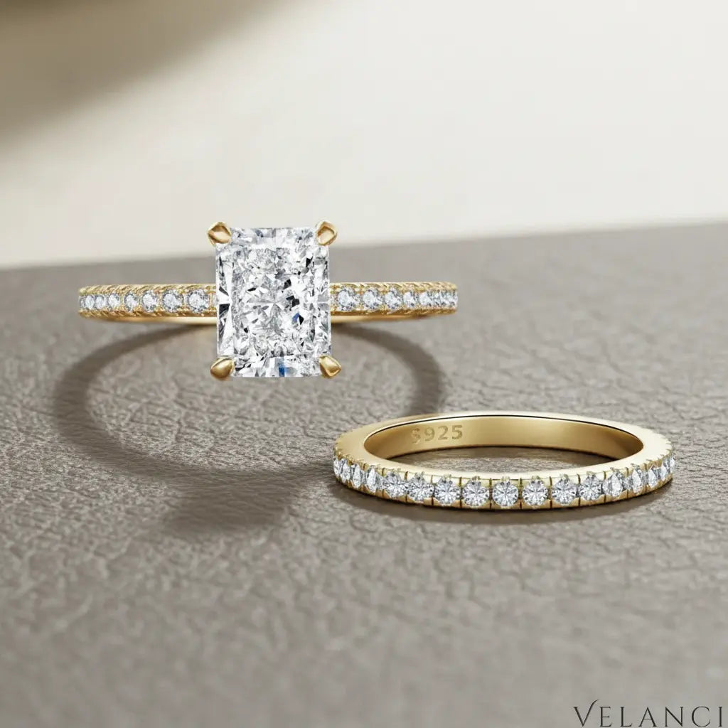Gold Mini Blossom Ring Set Francesca Velanci