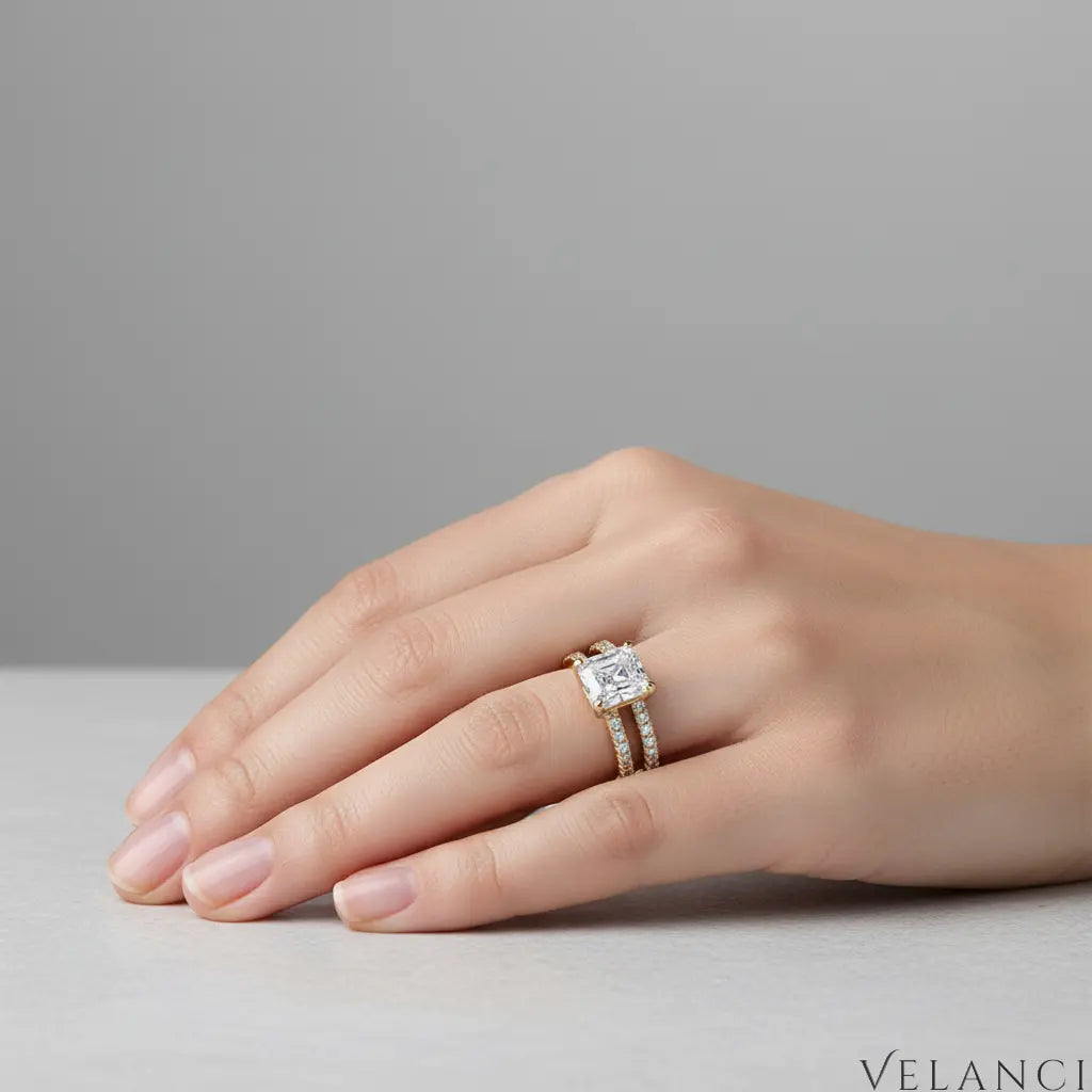 Gold Mini Blossom Ring Set Francesca Velanci