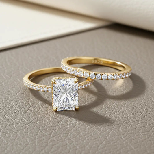 Gold Ring Wedding Set Isabella Velanci