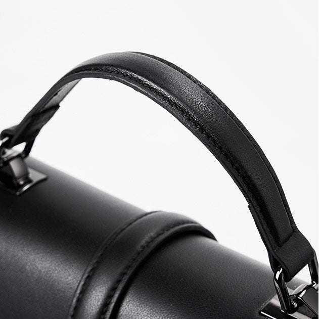 Elegant Genuine Leather Embossed Tote & Crossbody Bag