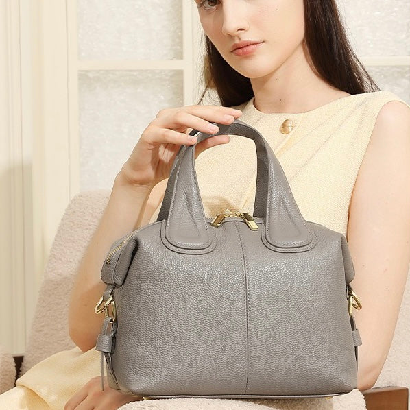 Boston Genuine Leather Shoulder Crossbody Bag - Elegant Versatility in Style