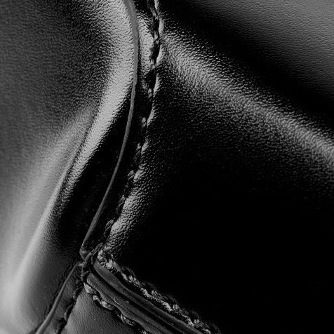 Genuine Leather Minimalist Half Moon Baguette Bag