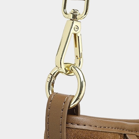 Retro Matte Cowhide Utility Shoulder Bag - Timeless Elegance in Leather