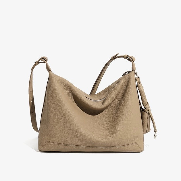 Elegant Minimalist Leather Commuter Tote Bag