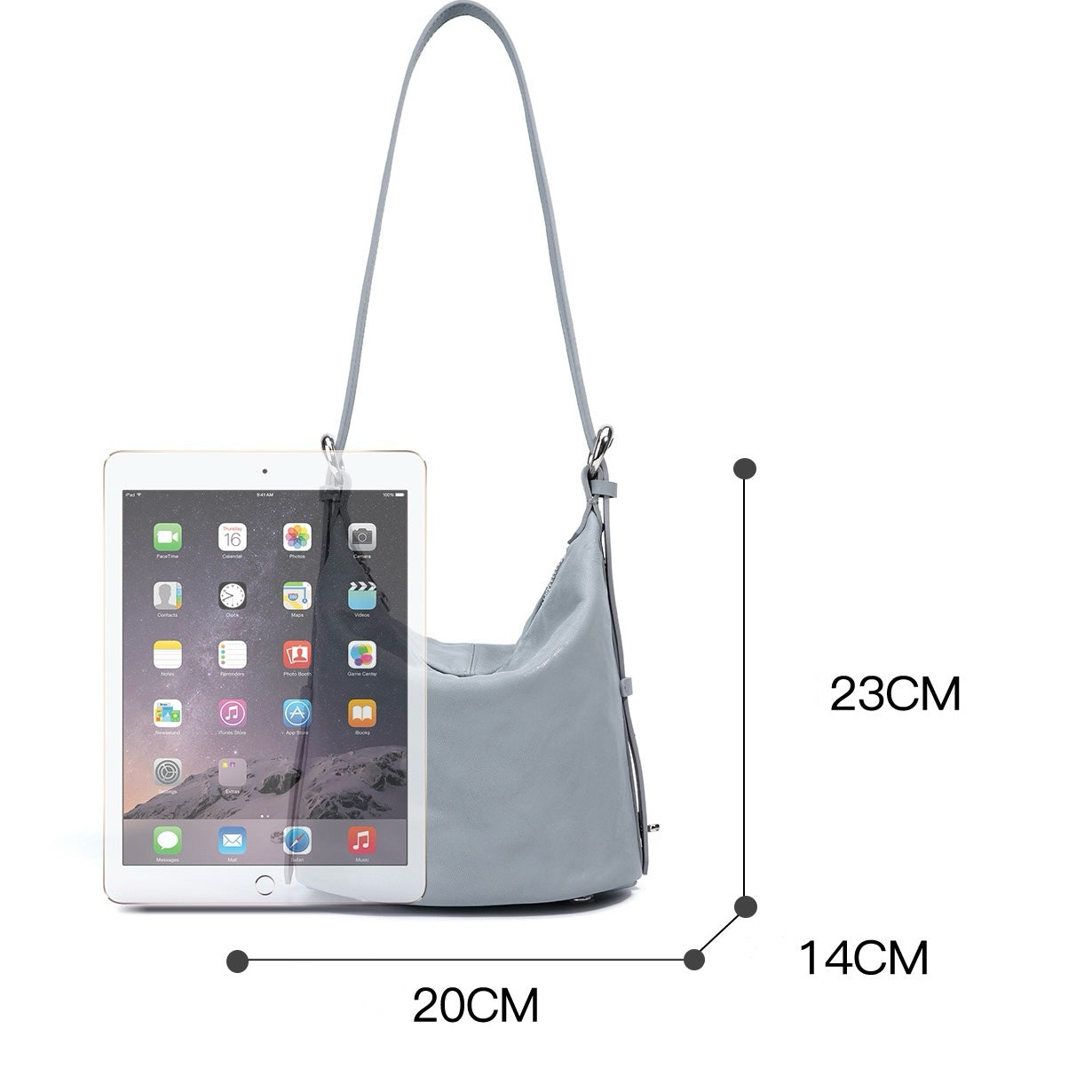 Exquisite Soft Genuine Leather Minimalist Crossbody Bag