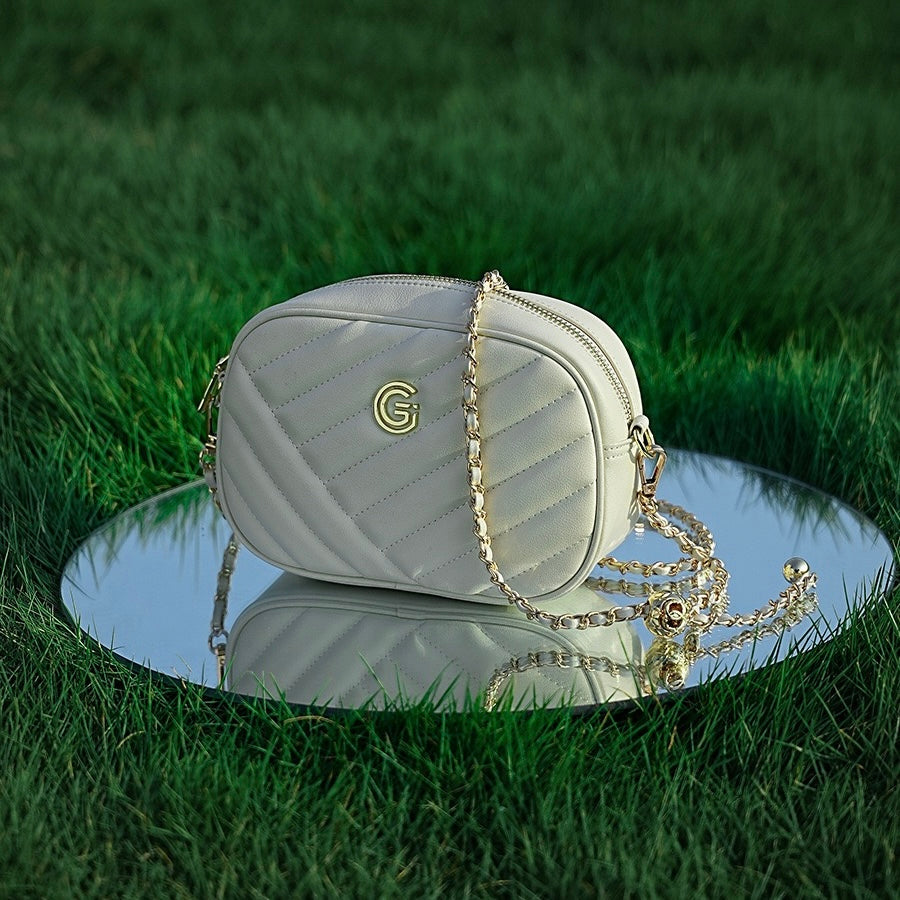 Elegant Genuine Leather Retro Round Bag