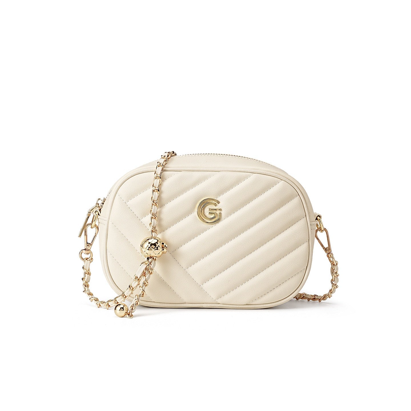 Elegant Genuine Leather Retro Round Bag