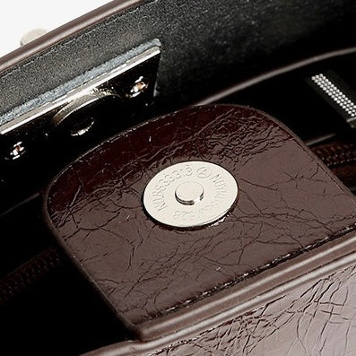 Elegance Redefined: Women's Luxury Waxed Top Grain Leather Bucket Bag