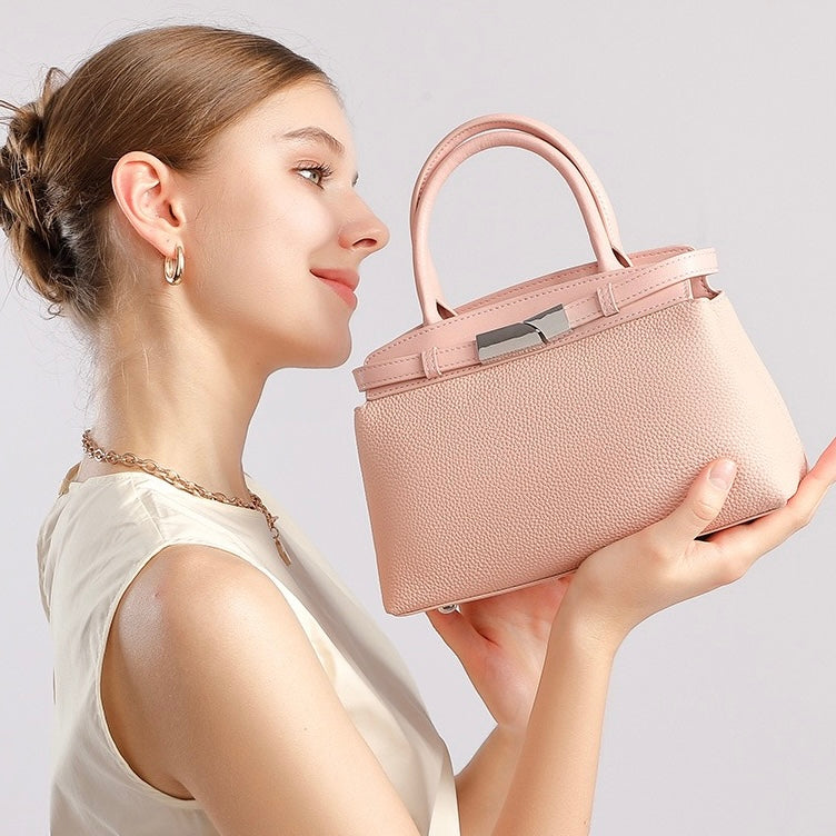 Women's Luxurious Genuine Leather Crossbody Clutch Bag