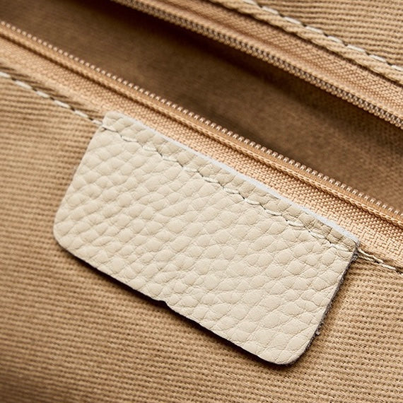 Elegant Genuine Leather Large Capacity Tote: Ultimate Everyday Commuter Bag