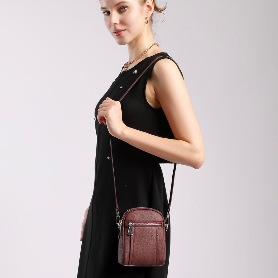 TOGO Premium Cowhide Crossbody Bag: Elegant Versatility for Modern Chic
