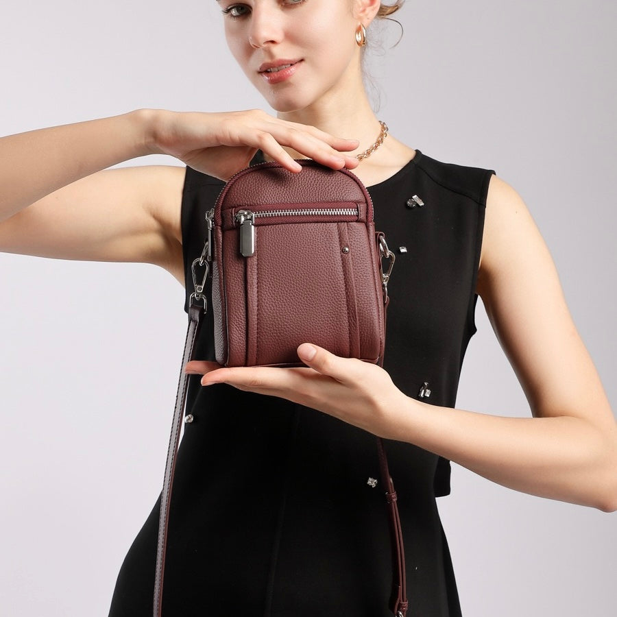 TOGO Premium Cowhide Crossbody Bag: Elegant Versatility for Modern Chic