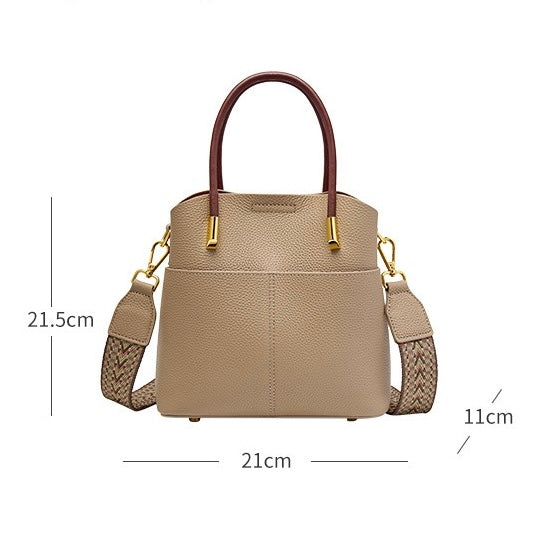 Elegant Genuine Leather Women's Crossbody Handbag