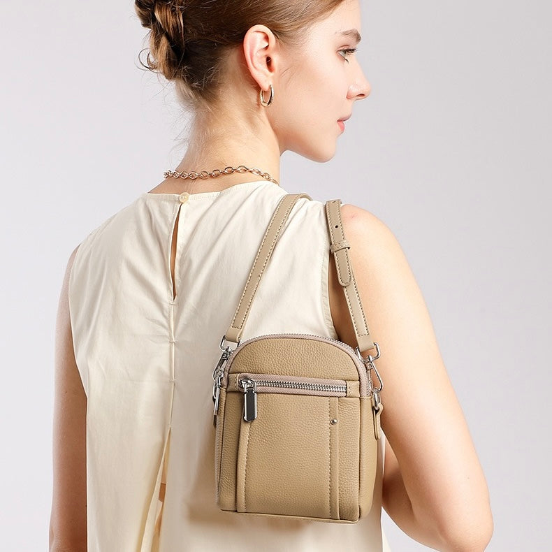 TOGO Premium Cowhide Crossbody Bag: Elegant Versatility for Modern Chic