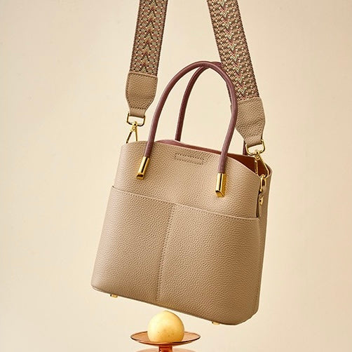 Elegant Genuine Leather Women's Crossbody Handbag