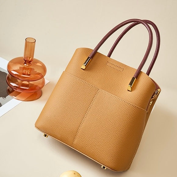 Elegant Genuine Leather Women's Crossbody Handbag