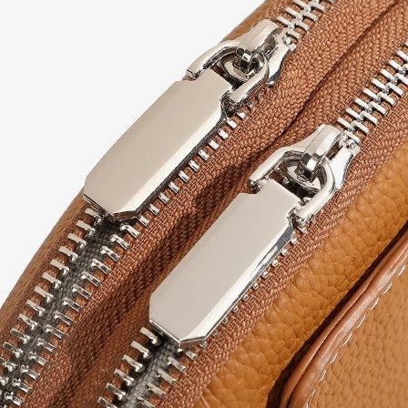 Genuine Cowhide Elegance: Versatile Crossbody Shoulder Bag