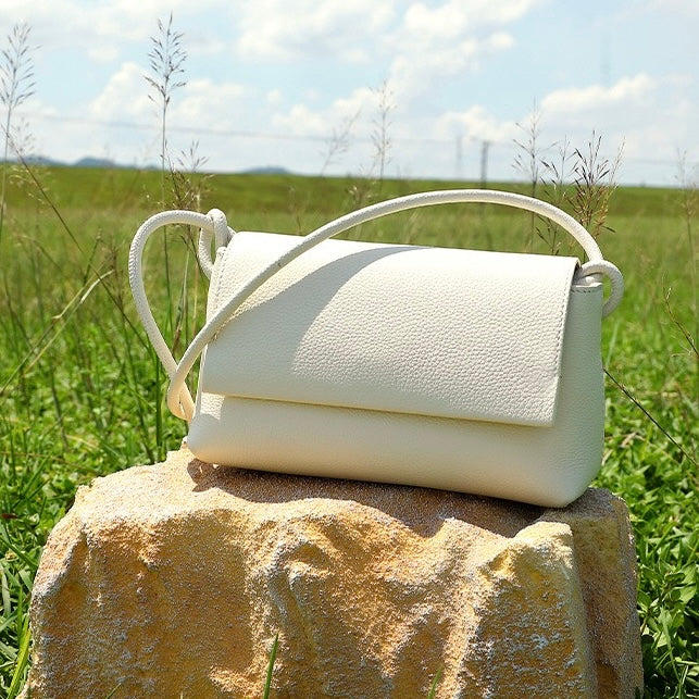 Multicolor Luxe Genuine Leather Compact Crossbody Bag