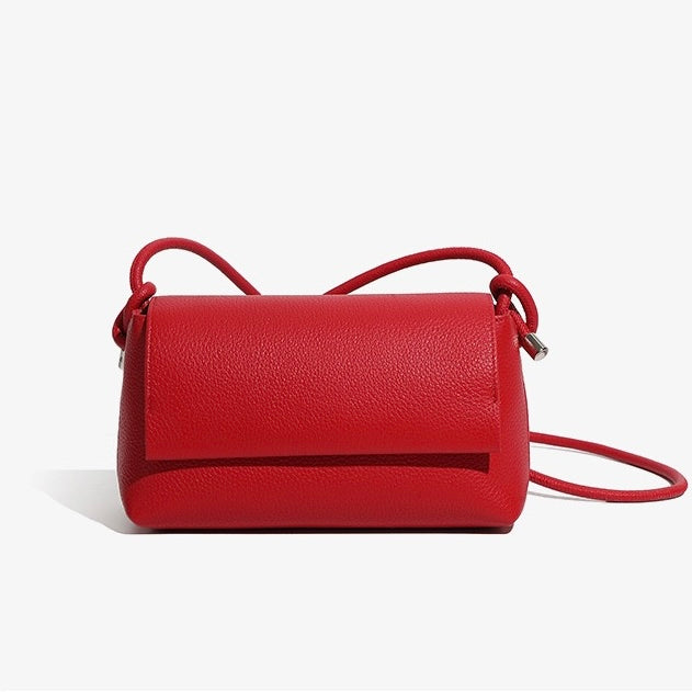 Multicolor Luxe Genuine Leather Compact Crossbody Bag