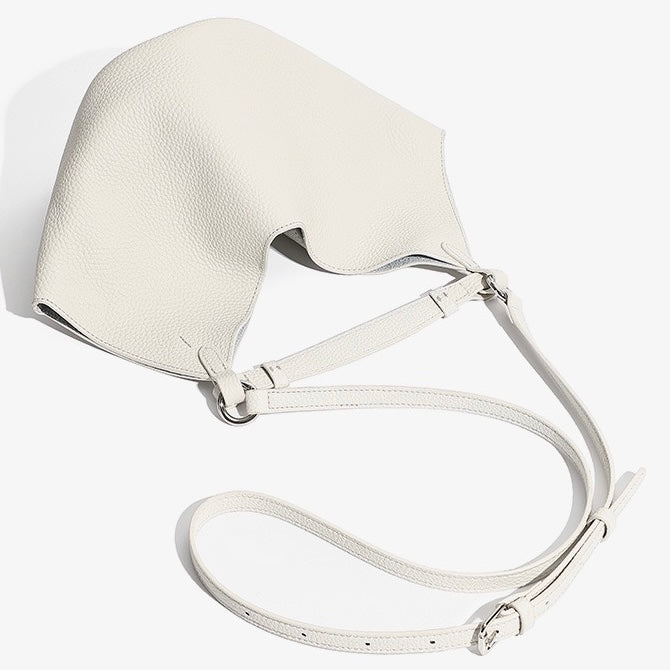 Elegant Genuine Leather Large Capacity Basket Tote Bag