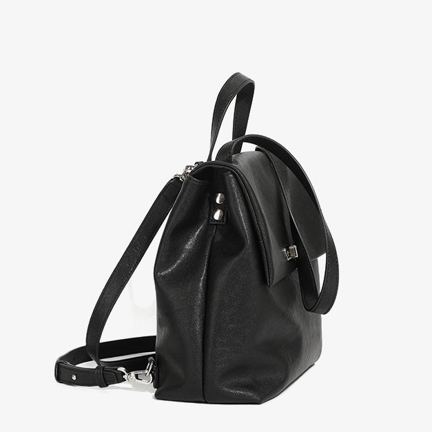 Luxurious Genuine Leather Versatile Backpack for the Modern Woman