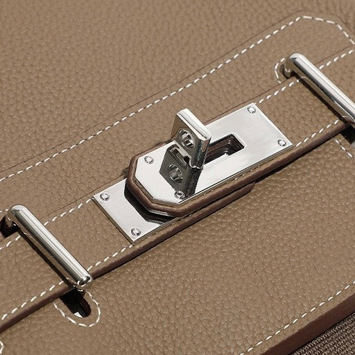 Top Grain Cowhide Luxe Crossbody Chest Bag