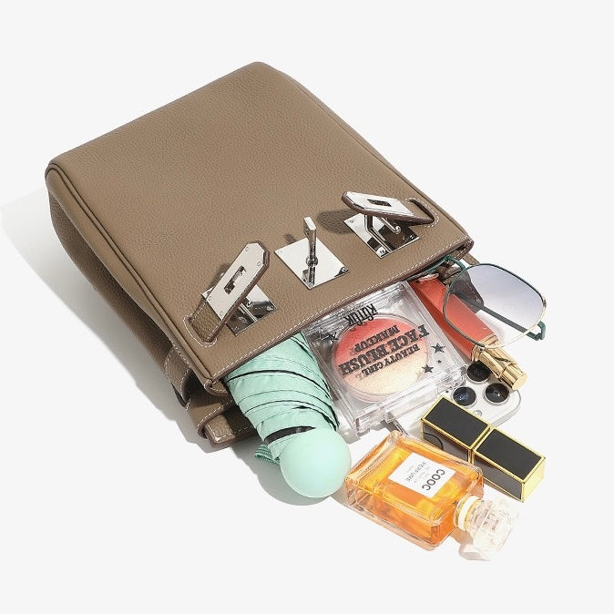 Top Grain Cowhide Luxe Crossbody Chest Bag