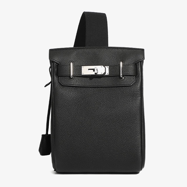 Top Grain Cowhide Luxe Crossbody Chest Bag