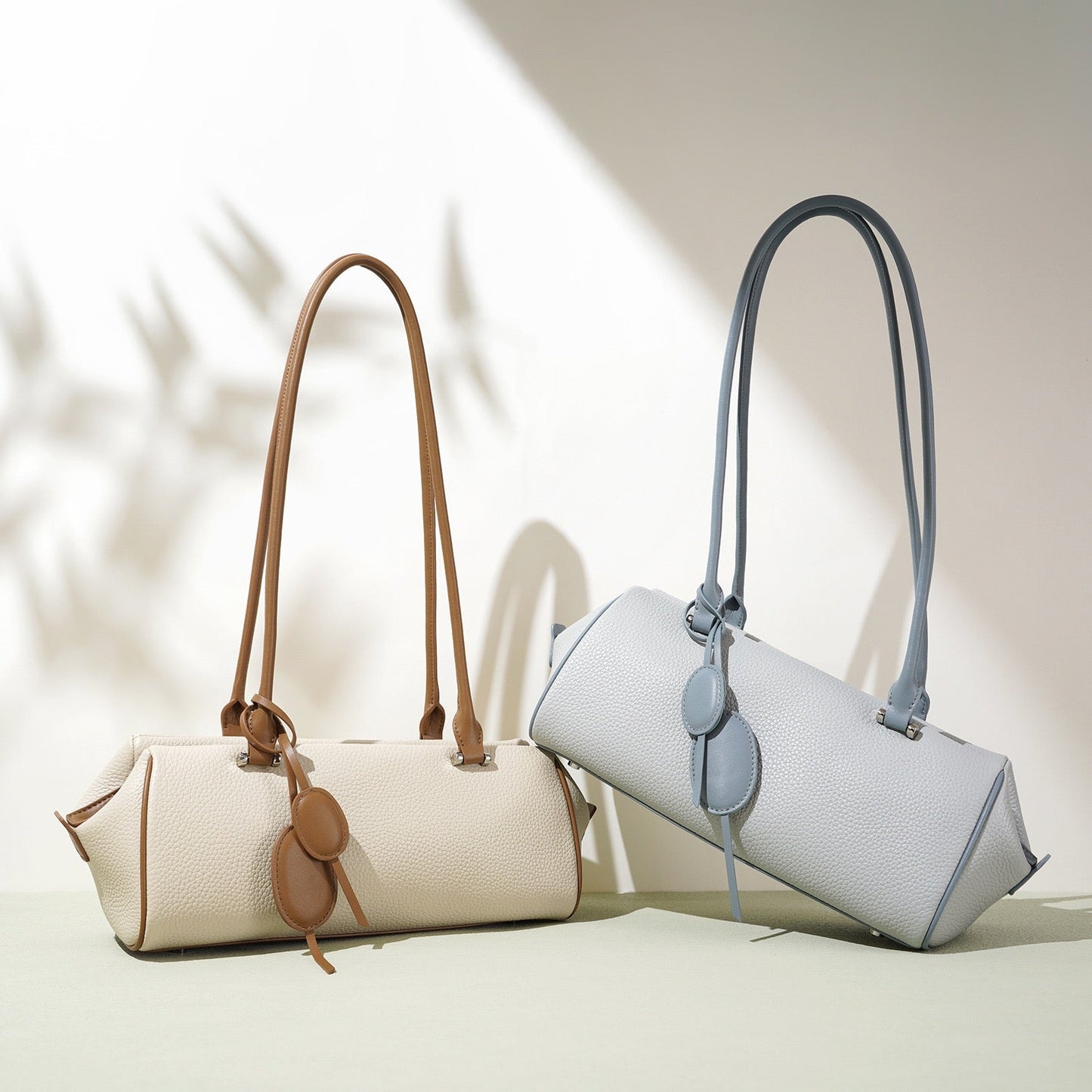 Women’s Genuine Leather Luxe Pendant Shoulder Handbag