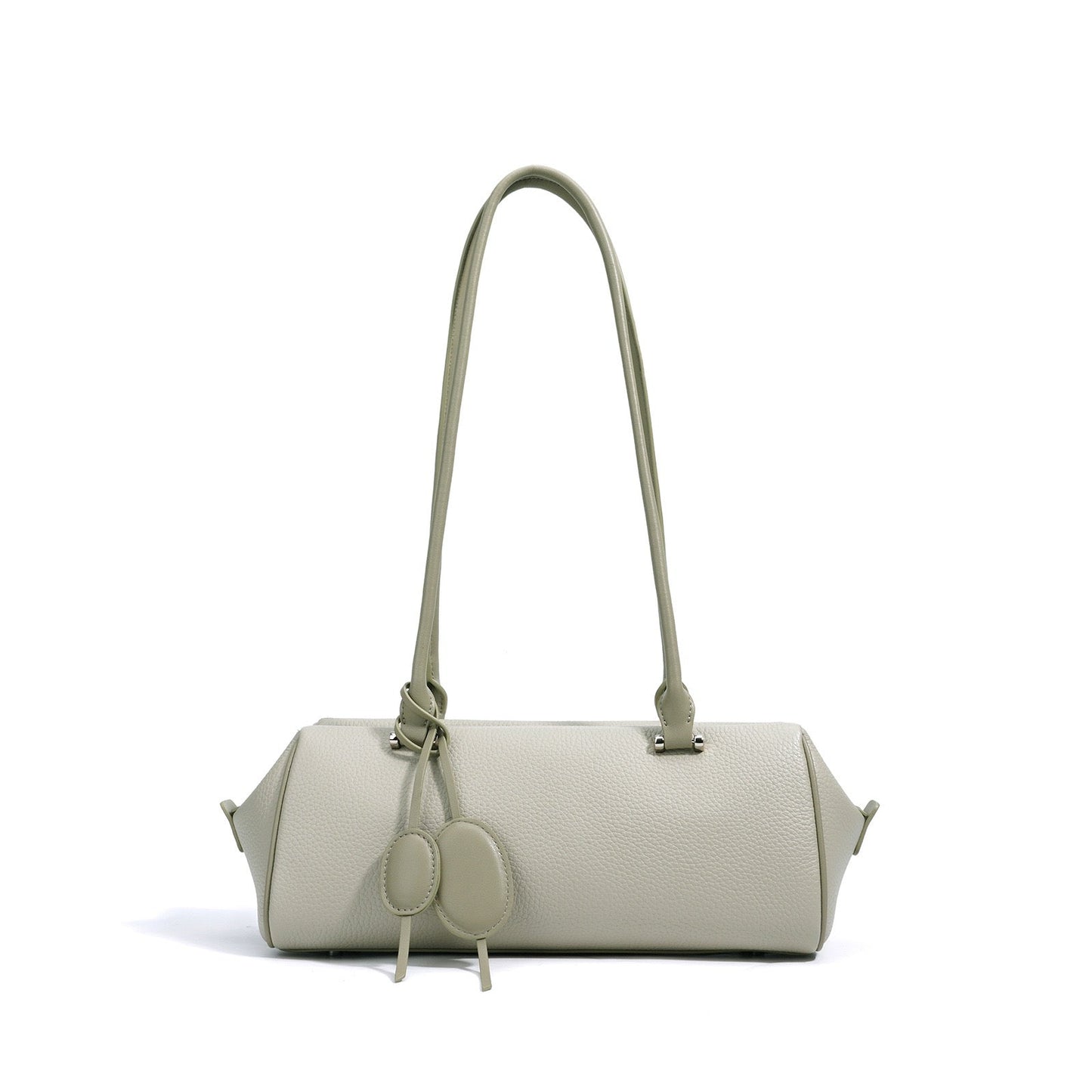 Women’s Genuine Leather Luxe Pendant Shoulder Handbag