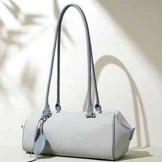 Women’s Genuine Leather Luxe Pendant Shoulder Handbag