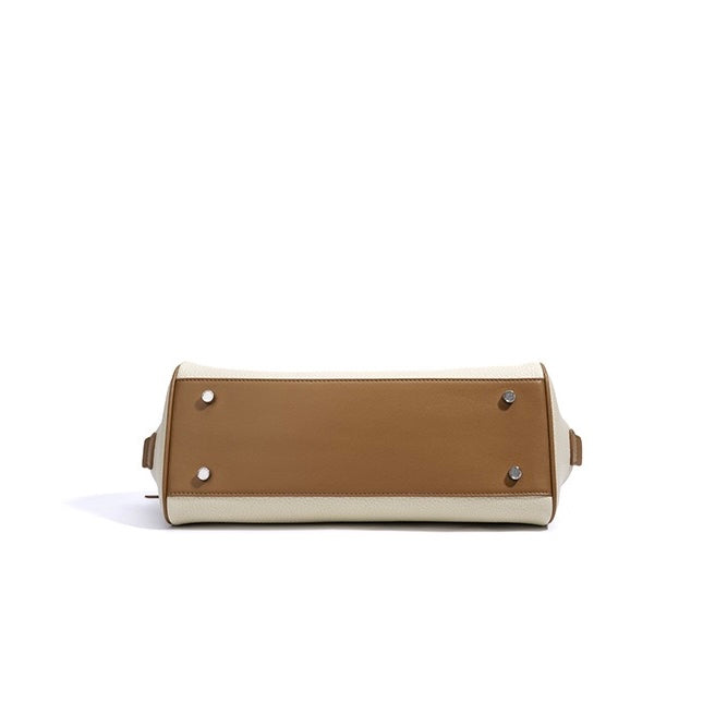 Women’s Genuine Leather Luxe Pendant Shoulder Handbag