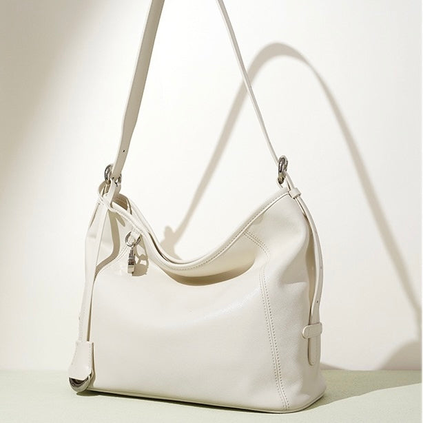 Sophisticated Women's Genuine Leather Large Capacity Crossbody Bag