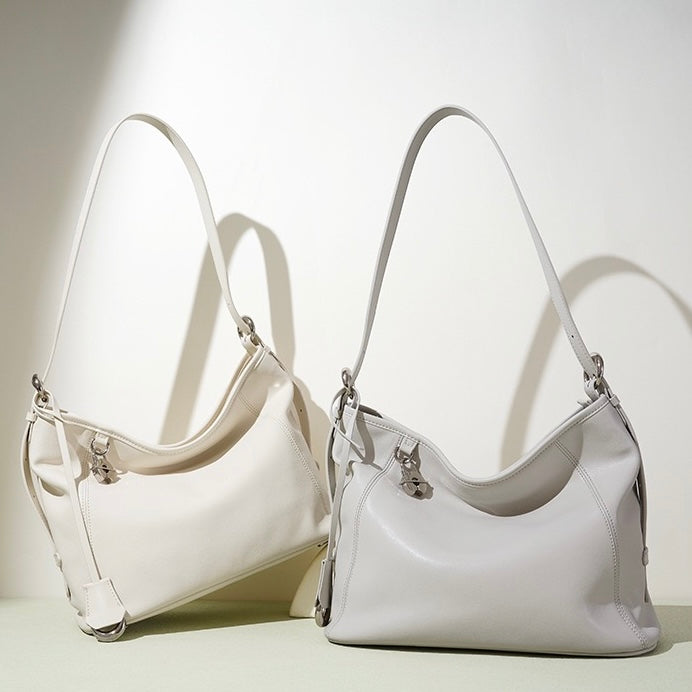 Sophisticated Women's Genuine Leather Large Capacity Crossbody Bag