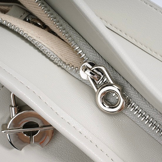 Sophisticated Women's Genuine Leather Large Capacity Crossbody Bag